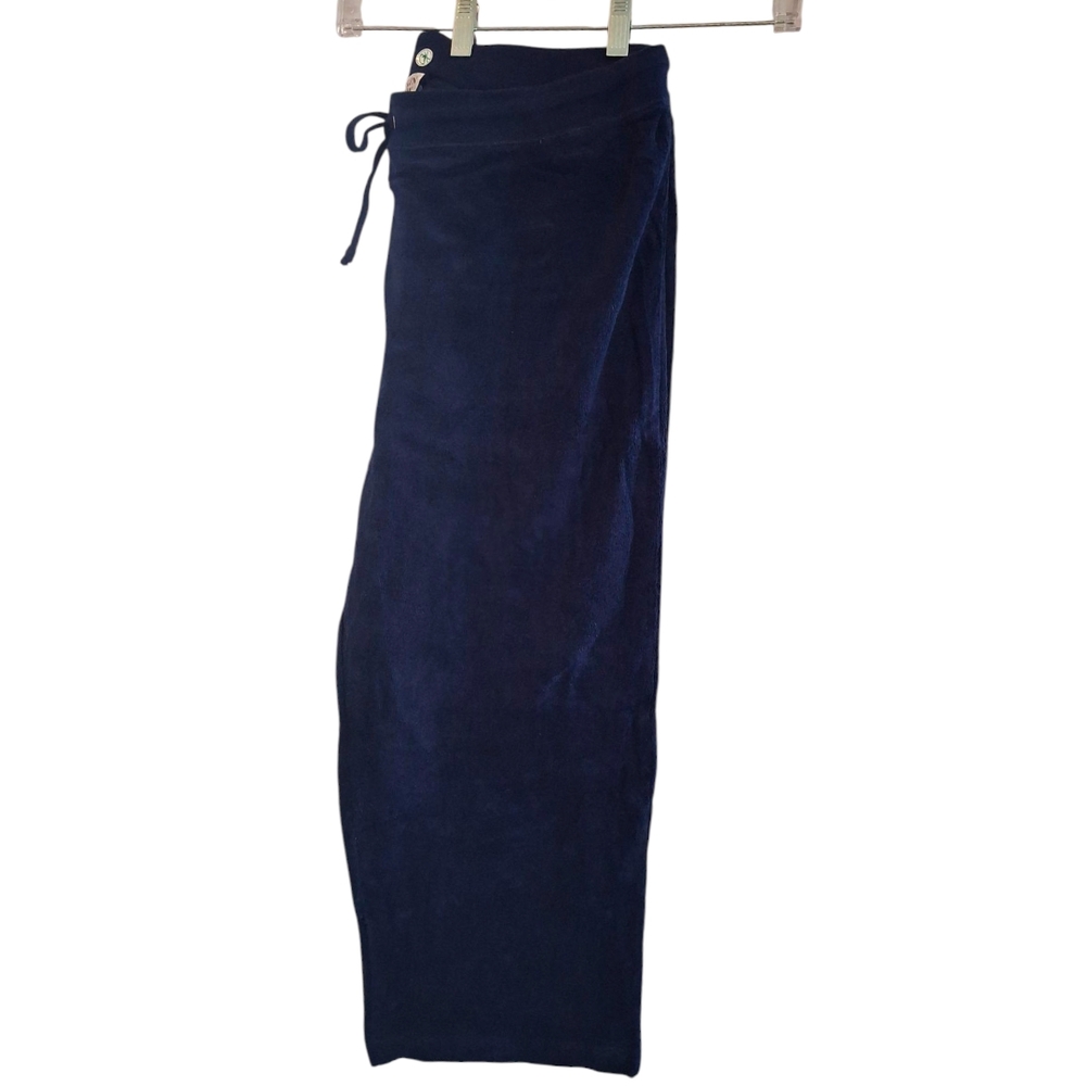 NWOT Champion Women's Wide Leg Navy Terry Capris